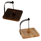 Maxbell Napkin Holder Rack Tabletop Napkin Stand for Dining Table Countertop Kitchen Wood
