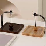 Maxbell Napkin Holder Rack Tabletop Napkin Stand for Dining Table Countertop Kitchen Wood