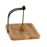 Maxbell Napkin Holder Rack Tabletop Napkin Stand for Dining Table Countertop Kitchen Wood