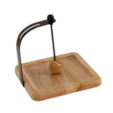 Maxbell Napkin Holder Rack Tabletop Napkin Stand for Dining Table Countertop Kitchen Wood