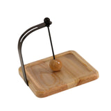 Maxbell Napkin Holder Rack Tabletop Napkin Stand for Dining Table Countertop Kitchen Wood