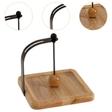 Maxbell Napkin Holder Rack Tabletop Napkin Stand for Dining Table Countertop Kitchen Wood