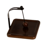 Maxbell Napkin Holder Rack Tabletop Napkin Stand for Dining Table Countertop Kitchen Brown