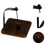Maxbell Napkin Holder Rack Tabletop Napkin Stand for Dining Table Countertop Kitchen Brown