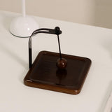 Maxbell Napkin Holder Rack Tabletop Napkin Stand for Dining Table Countertop Kitchen Brown