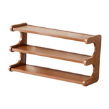 Maxbell Bathroom Countertop Organizer Wooden Display Shelf for Bedroom Bathroom Home L
