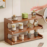 Maxbell Bathroom Countertop Organizer Wooden Display Shelf for Bedroom Bathroom Home M