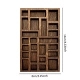 Maxbell Miniature Trinket Shelf Smooth Showcase Jewelry Display Tray Home Decoration