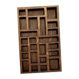 Maxbell Miniature Trinket Shelf Smooth Showcase Jewelry Display Tray Home Decoration