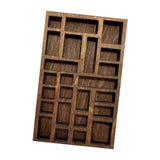 Maxbell Miniature Trinket Shelf Smooth Showcase Jewelry Display Tray Home Decoration