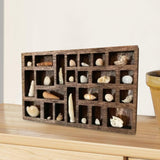 Maxbell Miniature Trinket Shelf Smooth Showcase Jewelry Display Tray Home Decoration