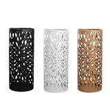 Maxbell Umbrella Holder Stylish Hollowout Umbrella Stand for Household Canes Outdoor Black