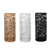 Maxbell Umbrella Holder Stylish Hollowout Umbrella Stand for Household Canes Outdoor Black