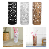 Maxbell Umbrella Holder Stylish Hollowout Umbrella Stand for Household Canes Outdoor Black