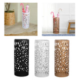 Maxbell Umbrella Holder Stylish Hollowout Umbrella Stand for Household Canes Outdoor Black