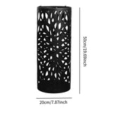 Maxbell Umbrella Holder Stylish Hollowout Umbrella Stand for Household Canes Outdoor Black