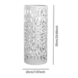 Maxbell Umbrella Holder Stylish Hollowout Umbrella Stand for Household Canes Outdoor White
