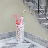 Maxbell Umbrella Holder Stylish Hollowout Umbrella Stand for Household Canes Outdoor White