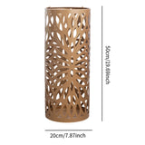 Maxbell Umbrella Holder Stylish Hollowout Umbrella Stand for Household Canes Outdoor Gold