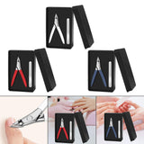 Maxbell Toenail Clipper Metal Ergonomic Slanted Edge Toe Nail Clipper Adults Elderly White