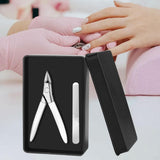 Maxbell Toenail Clipper Metal Ergonomic Slanted Edge Toe Nail Clipper Adults Elderly White