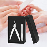 Maxbell Toenail Clipper Metal Ergonomic Slanted Edge Toe Nail Clipper Adults Elderly White