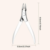 Maxbell Toenail Clipper Metal Ergonomic Slanted Edge Toe Nail Clipper Adults Elderly White