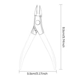 Maxbell Toenail Clipper Metal Ergonomic Slanted Edge Toe Nail Clipper Adults Elderly Red