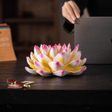 Maxbell Incense Holder for Stick Flower Incense Burner for New Year Tea House Office Pink