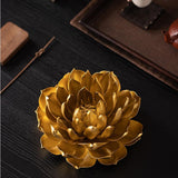 Maxbell Incense Holder for Stick Flower Incense Burner for New Year Tea House Office Gold