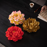 Maxbell Incense Holder for Stick Flower Incense Burner for New Year Tea House Office Gold