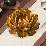 Maxbell Incense Holder for Stick Flower Incense Burner for New Year Tea House Office Gold