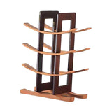 Maxbell Wine Bottle Holder Simple Crafts Wine Holder for Desktop Cabinet Living Room Brown