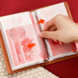 Maxbell Money Saving Binder Compact with Combination Lock with 100 Pieces Cash Envelops Red