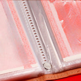 Maxbell Money Saving Binder Compact with Combination Lock with 100 Pieces Cash Envelops Red