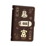 Maxbell Money Saving Binder Compact with Combination Lock with 100 Pieces Cash Envelops Brown