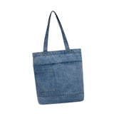 Maxbell Denim Tote Bag for Women Fashion Purse for Outdoor Activities Dating Working
