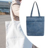 Maxbell Denim Tote Bag for Women Fashion Purse for Outdoor Activities Dating Working