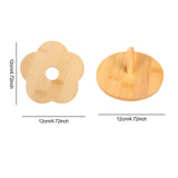 Maxbell Coffee Table Coasters with Holder Rustic Cup Pads for Indoor Outdoor Hot Pot 4pcs and 12cm