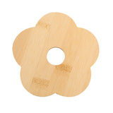 Maxbell Coffee Table Coasters with Holder Rustic Cup Pads for Indoor Outdoor Hot Pot 4pcs and 12cm