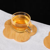 Maxbell Coffee Table Coasters with Holder Rustic Cup Pads for Indoor Outdoor Hot Pot 4pcs and 12cm