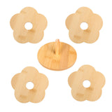 Maxbell Coffee Table Coasters with Holder Rustic Cup Pads for Indoor Outdoor Hot Pot 4pcs and 12cm