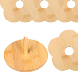 Maxbell Coffee Table Coasters with Holder Rustic Cup Pads for Indoor Outdoor Hot Pot 6pcs and 15cm