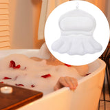 Maxbell Bath Pillow SPA Gifts 3D Mesh Bath Cushion for Tub Head and Back Support