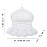 Maxbell Bath Pillow SPA Gifts 3D Mesh Bath Cushion for Tub Head and Back Support