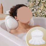 Maxbell Bath Pillow SPA Gifts 3D Mesh Bath Cushion for Tub Head and Back Support
