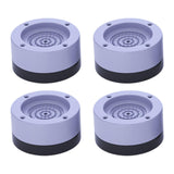 Maxbell 4Pcs Washing Machine Foot Pads Reduce Noise Anti Walk Round Furniture Risers 3.5cm High