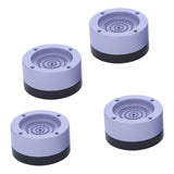 Maxbell 4Pcs Washing Machine Foot Pads Reduce Noise Anti Walk Round Furniture Risers 3.5cm High