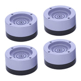 Maxbell 4Pcs Washing Machine Foot Pads Reduce Noise Anti Walk Round Furniture Risers 3.5cm High