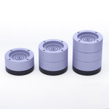 Maxbell 4Pcs Washing Machine Foot Pads Reduce Noise Anti Walk Round Furniture Risers 3.5cm High